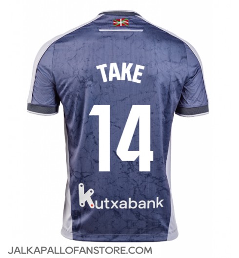 Real Sociedad Takefusa Kubo #14 Vieraspaita 2025-26 Lyhythihainen Real Sociedad Takefusa Kubo #14 Vieraspaita 2025-26 Lyhythihainen